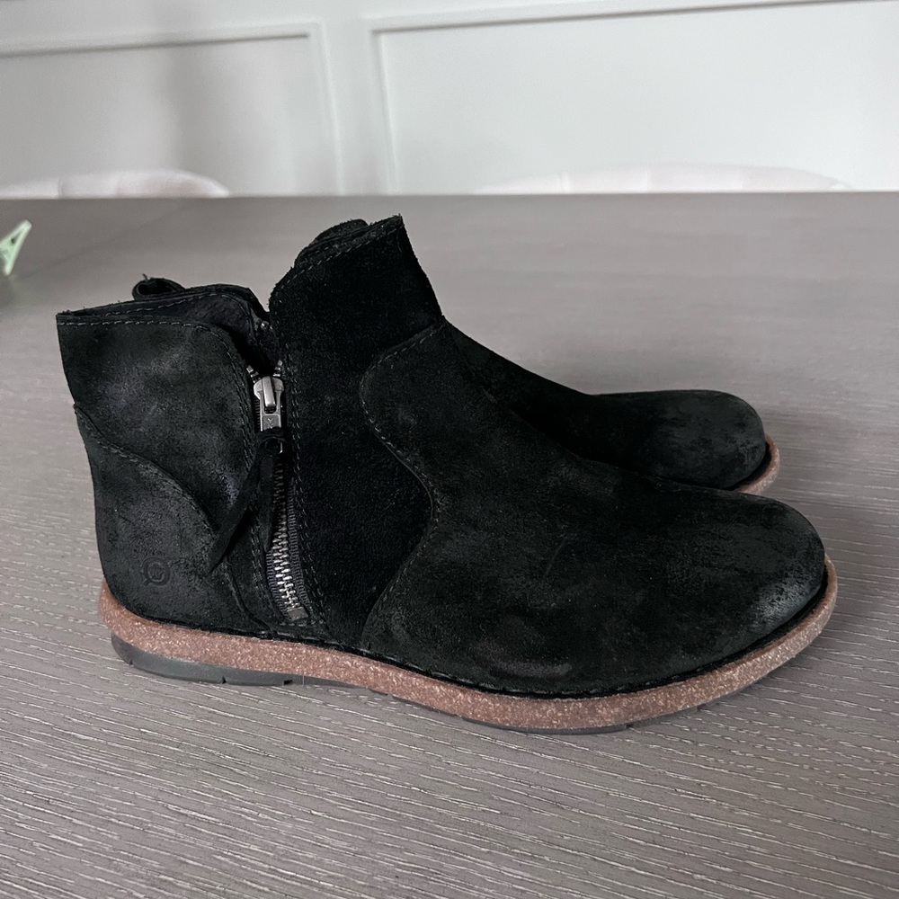 Black Suede Ankle Boots